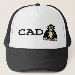 cad monkey 2 trucker hat