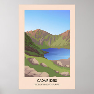 Cadair Idris Snowdonia Travel Poster