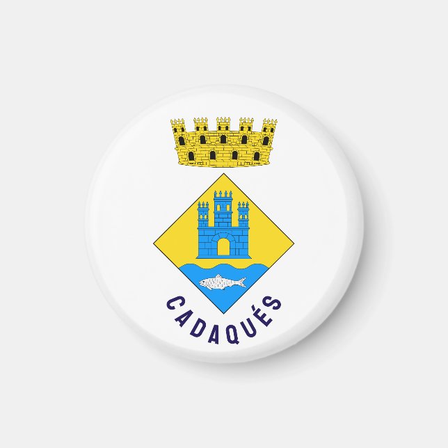Cadaqués coat of arms magnet (Front)