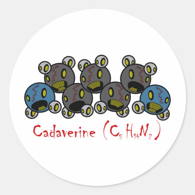 Cadaverine Sticker (Front)