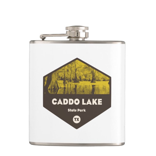 Caddo Lake State Park Texas Hip Flask (Front)