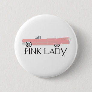 caddy pink lady 2 inch round button