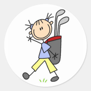 Caddy Portant Le Sticker À Sac De Golf
