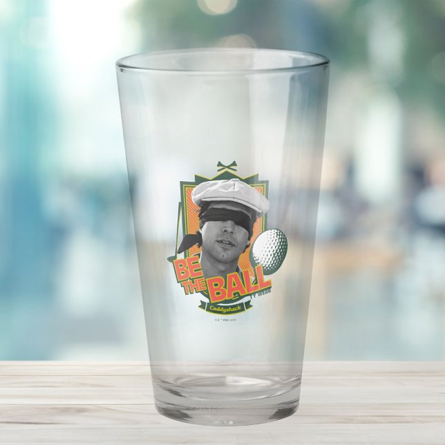 Caddyshack | Be The Ball Glass (Glass on table)