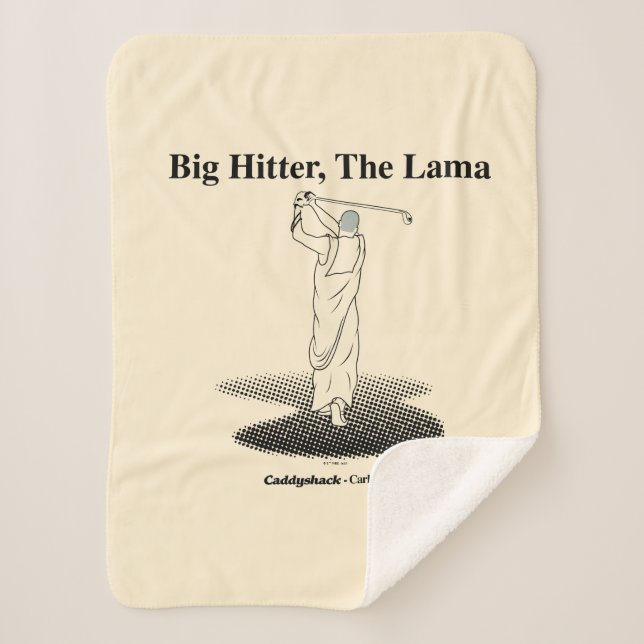 Caddyshack | Big Hitter, The Lama Sherpa Blanket (Front)