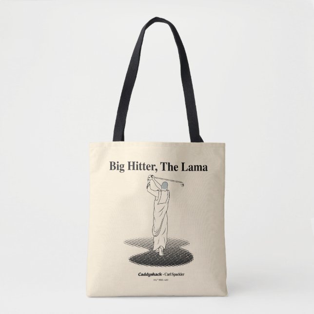 Caddyshack | Big Hitter, The Lama Tote Bag (Front)