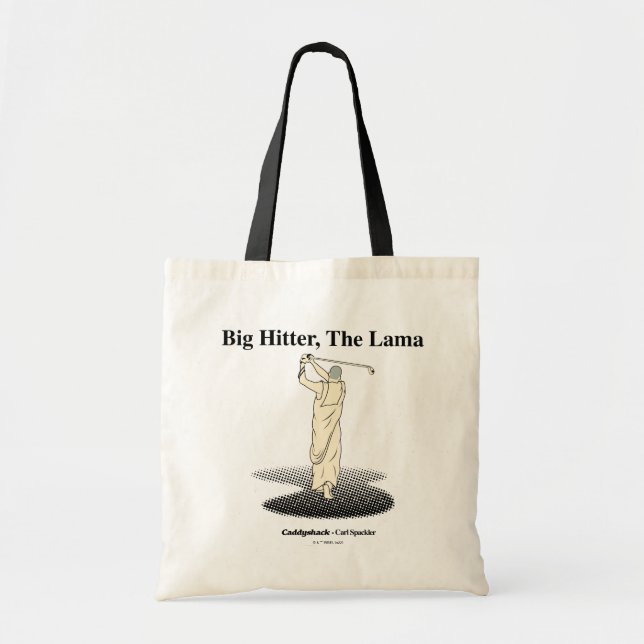 Caddyshack | Big Hitter, The Lama Tote Bag (Front)