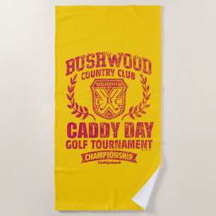 Caddyshack   Bushwood Country Club Caddy Day Golf  Beach Towel