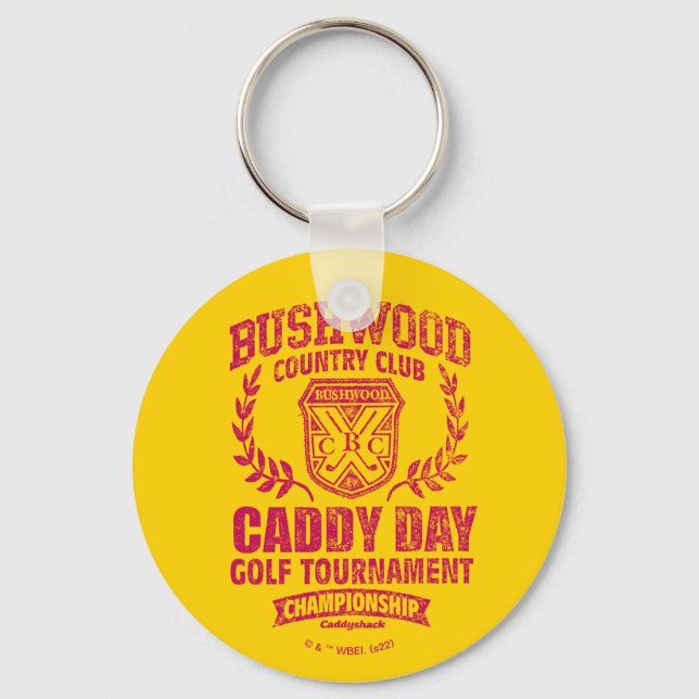 Caddyshack | Bushwood Country Club Caddy Day Golf  Keychain (Front)