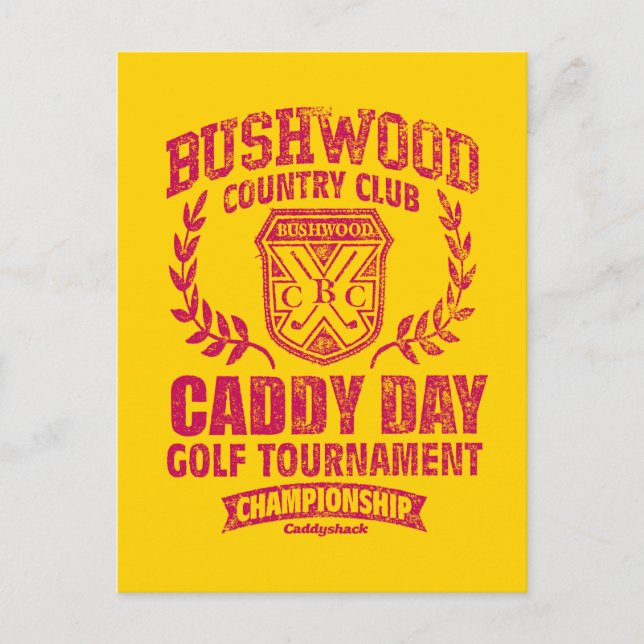 Caddyshack | Bushwood Country Club Caddy Day Golf  Postcard (Front)