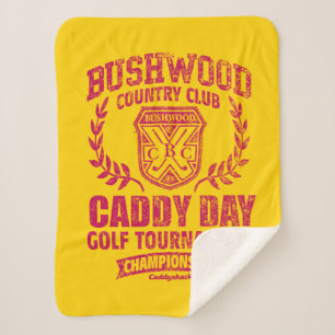 Caddyshack   Bushwood Country Club Caddy Day Golf  Sherpa Blanket