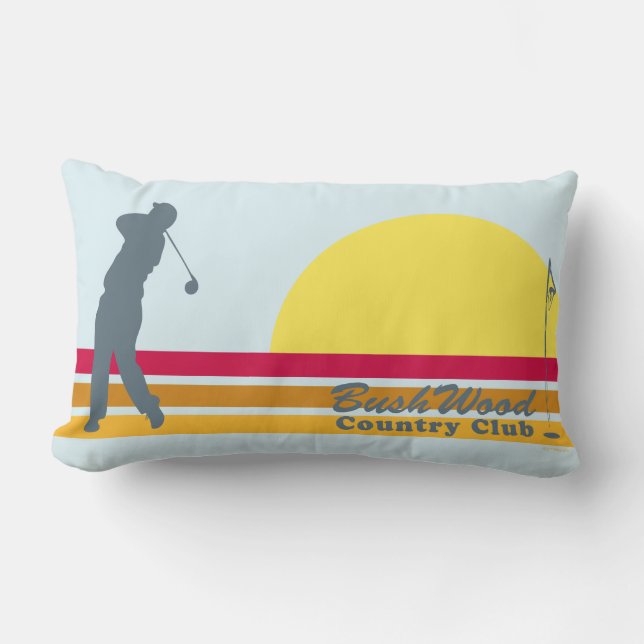 Caddyshack | Bushwood Country Club Sunrise Lumbar Pillow (Front)