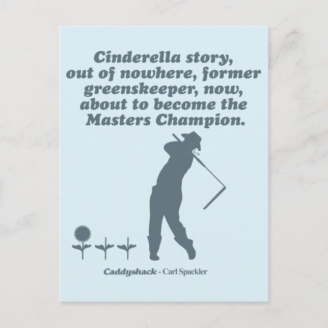 Caddyshack | Cindrella Story Postcard (Front)
