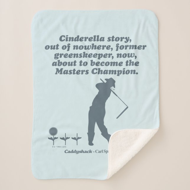 Caddyshack | Cindrella Story Sherpa Blanket (Front)