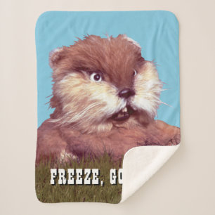 Caddyshack   Freeze, Gopher! Sherpa Blanket