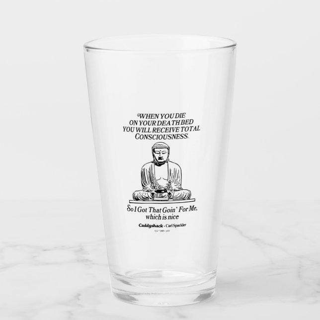 Caddyshack I Got That Going For Me Glass (Front)