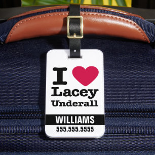 Caddyshack   I Love Lacey Underall Luggage Tag