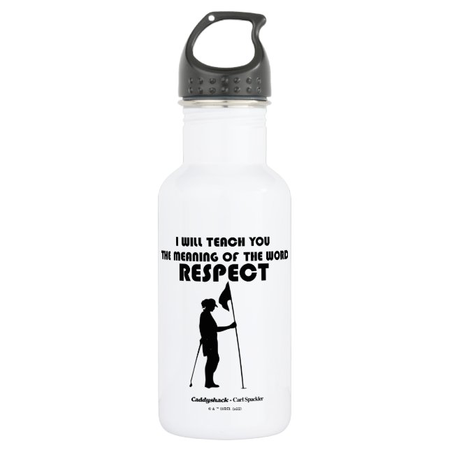 Caddyshack | I Will Teach You The Meaning Of The W 532 Ml Water Bottle (Front)