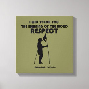 Caddyshack   I Will Teach You The Meaning Of The W Canvas Print