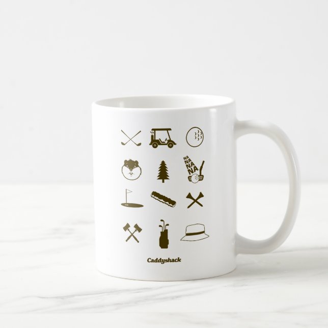 Caddyshack Icons Coffee Mug (Right)