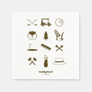 Caddyshack Icons Napkin