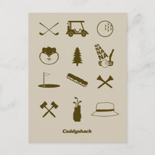Caddyshack Icons Postcard