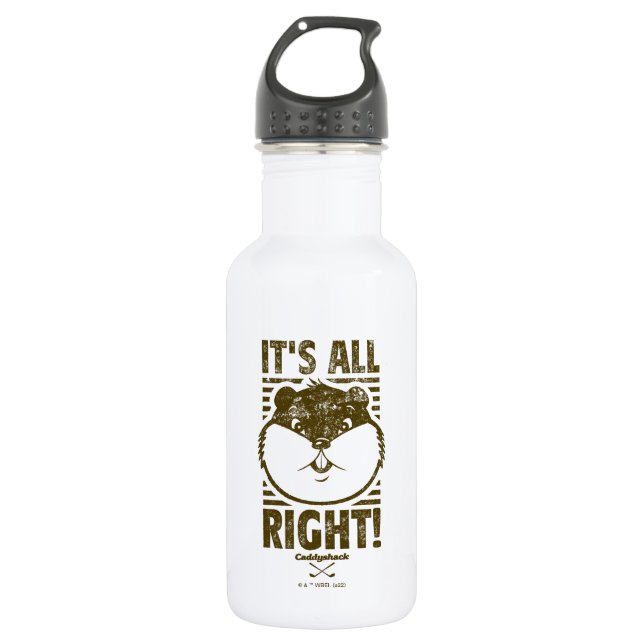Caddyshack | It's All Right! 532 Ml Water Bottle (Front)