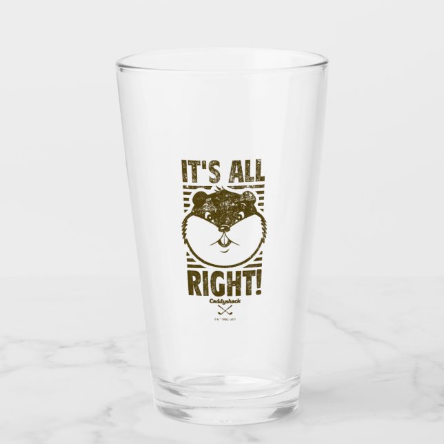 Caddyshack | It's All Right! Glass (Front)