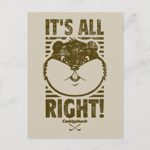 Caddyshack   It's All Right! Postcard