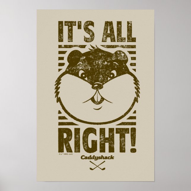 Caddyshack | It's All Right! Poster (Front)