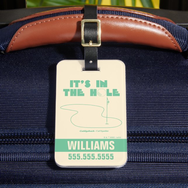 Caddyshack | It's In The Hole Luggage Tag (Front Insitu 2)