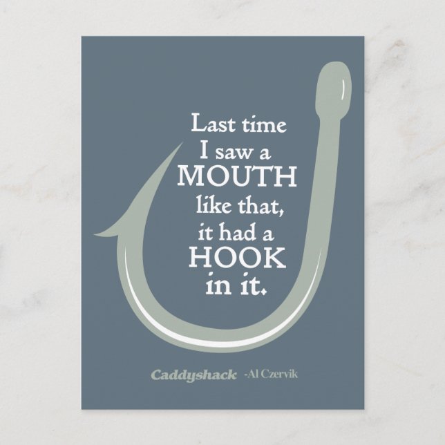 Caddyshack | Last Time I Saw A Mouth Like That Postcard (Front)