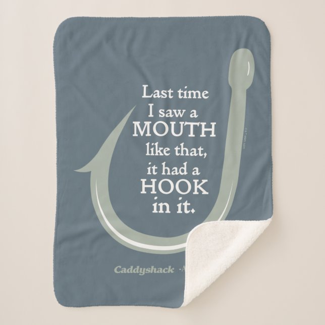 Caddyshack | Last Time I Saw A Mouth Like That Sherpa Blanket (Front)