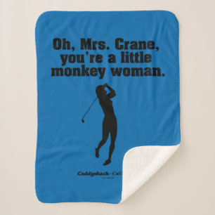 Caddyshack   Oh Mrs. Crane Sherpa Blanket