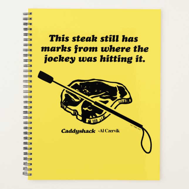 Caddyshack | This Steak Still Has Marks Planner (Front)