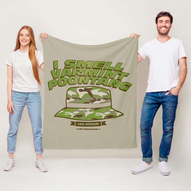 Caddyshack | Varmint Poontang Fleece Blanket (In Situ)