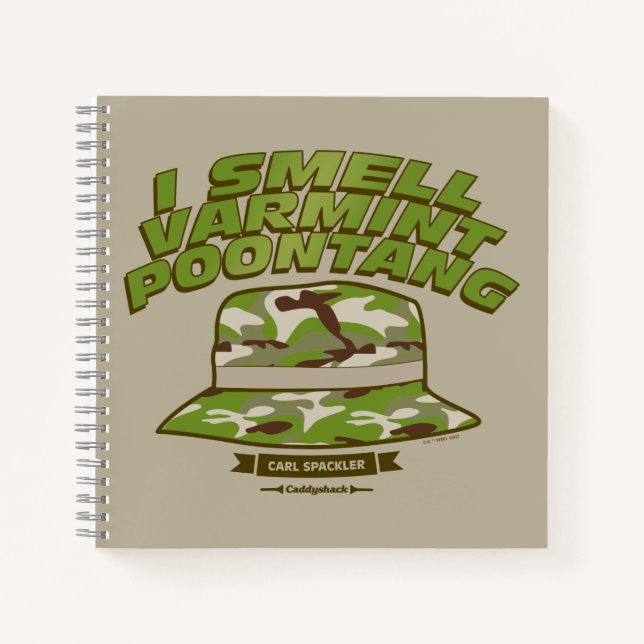 Caddyshack | Varmint Poontang Notebook (Front)