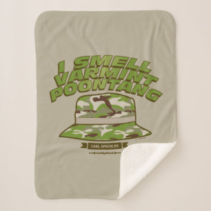 Caddyshack Varmint Poontang Sherpa Blanket