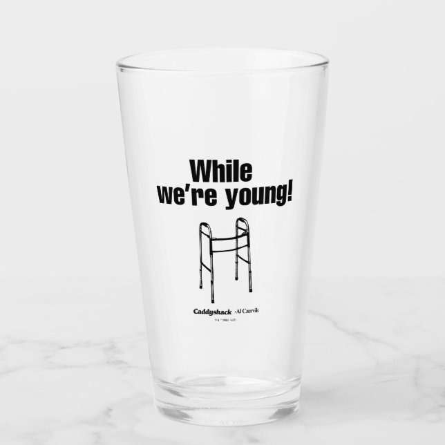 Caddyshack | While We're Young! Glass (Front)