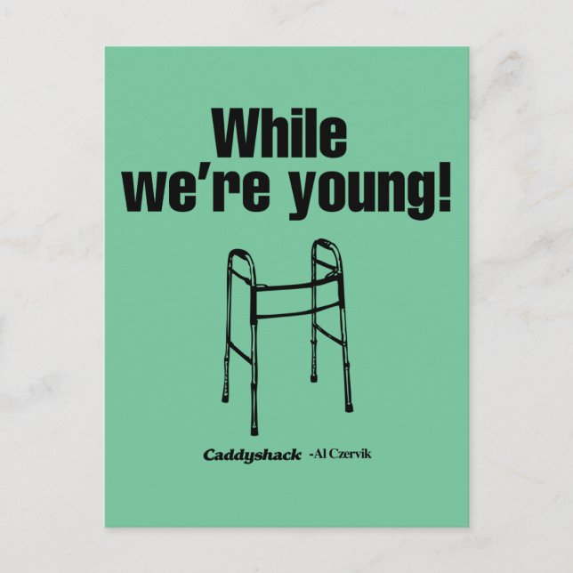 Caddyshack | While We're Young! Postcard (Front)