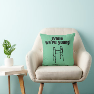 Caddyshack   While We're Young! Throw Pillow