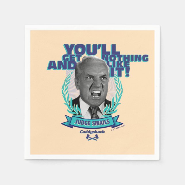 Caddyshack | You'll Get Nothing and Like It Napkin (Front)