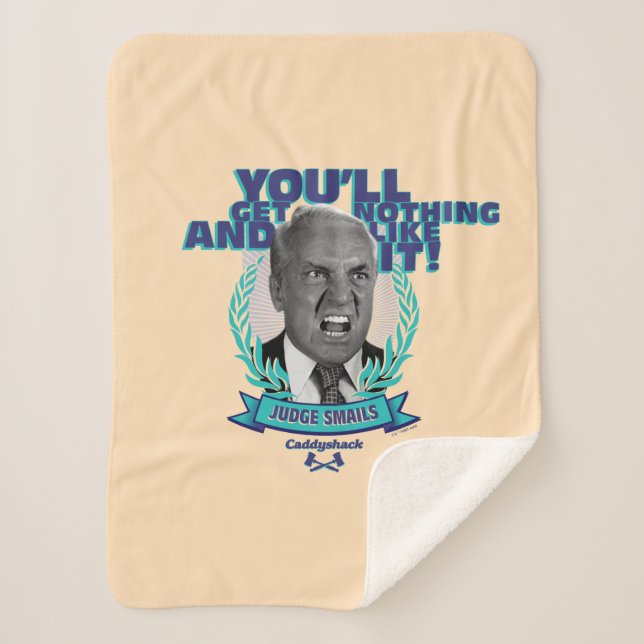 Caddyshack | You'll Get Nothing and Like It Sherpa Blanket (Front)