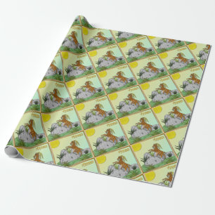 Cadeau 12 Tribus D'Israël Naphtali Art Envelopper Papier