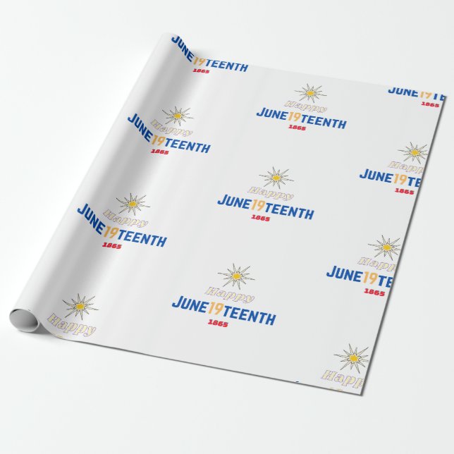 Cadeau 19juin19e papier d'emballage (Déroulé)