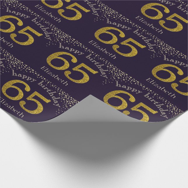 Cadeau 65 Parties scintillant de papier d'enveloppement d (Coin)