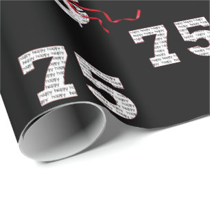Cadeau 75e Anniversaire Bouquet Bouquet Papier d'envelopp