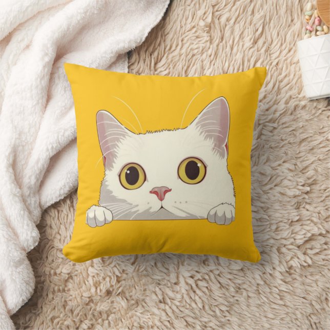 Cadeau adorable Coussin de chat mignonne pour les  (Couverture)