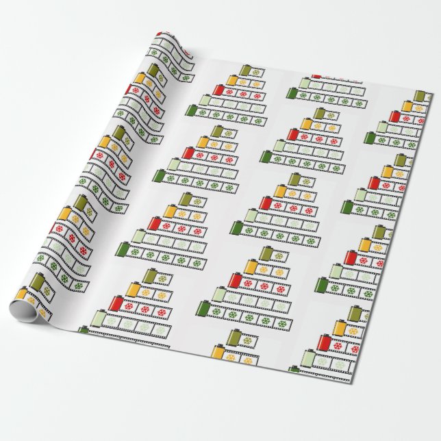 Cadeau Amateurs de films enveloppant du papier (Déroulé)