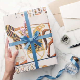 Cadeau Ancien papier motif d'art égyptien